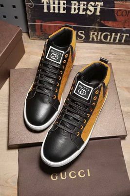 Gucci High-Top Fashion Men Shoes_003